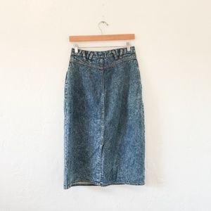 Vintage Jeans - VTG 80's Jordache Studio Denim Midi Skirt - Sz M Vintage Jeans - VTG 80's Jordache Studio Denim Midi Skirt - Sz M